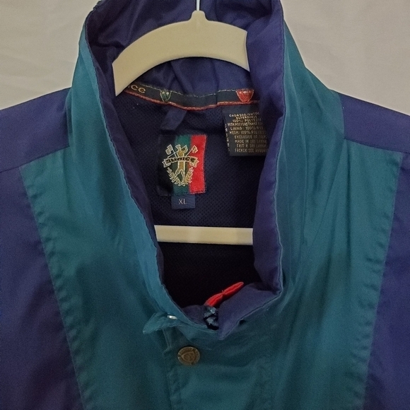 Color-blocked Windbreaker Men's Size XL Retro Performance Jacket Hiking Sporty - Picture 3 of 14